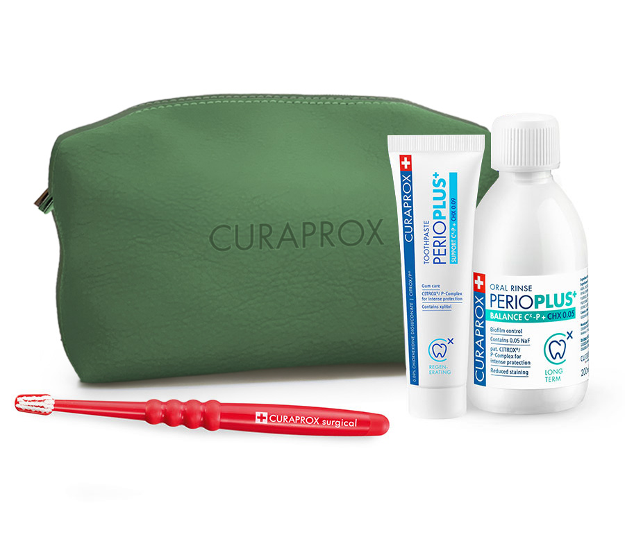 Набор хирургический Curaprox Perio Plus Balance, хлоргексидин 0,05%