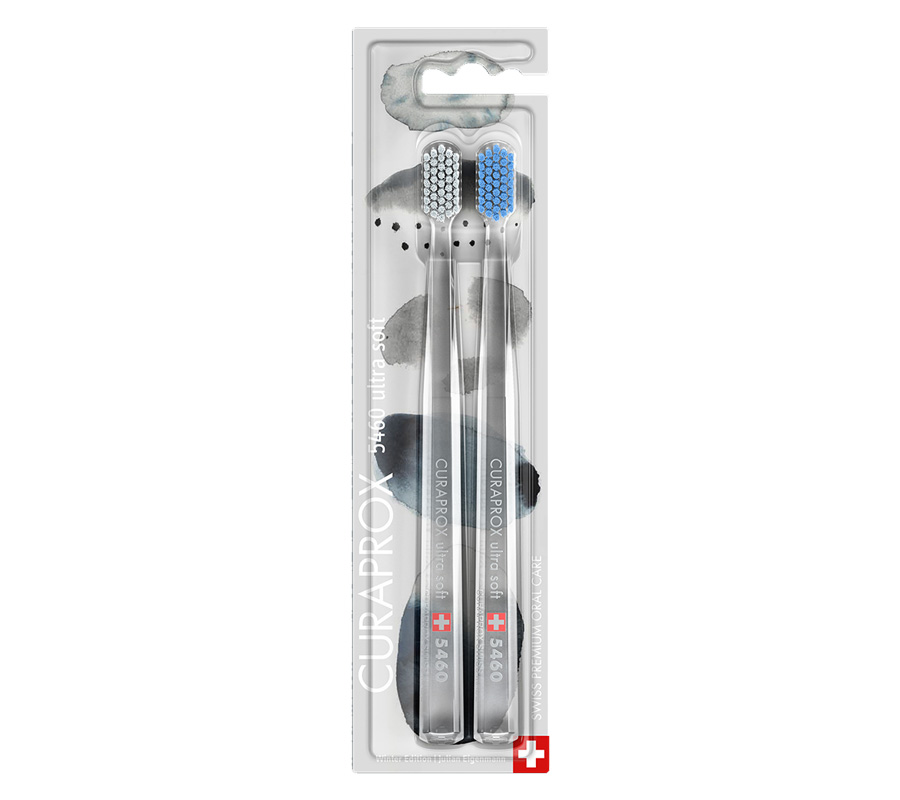 Набор ультрамягких зубных щеток Curaprox CS 5460 Ultra Soft  (2шт.) Duo Winter Special Edition Набор ультрамягких зубных щеток Curaprox CS 5460 Ultra Soft  (2шт.) Duo Winter Special Edition