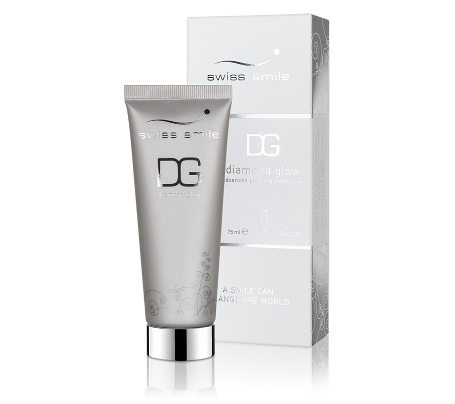 Бриллиантовая отбеливающая зубная паста Swiss Smile "Diamond Glow Brightening", 75 мл