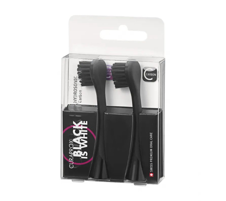 Набор насадок для звуковой зубной щетки Hydrosonic Black is White