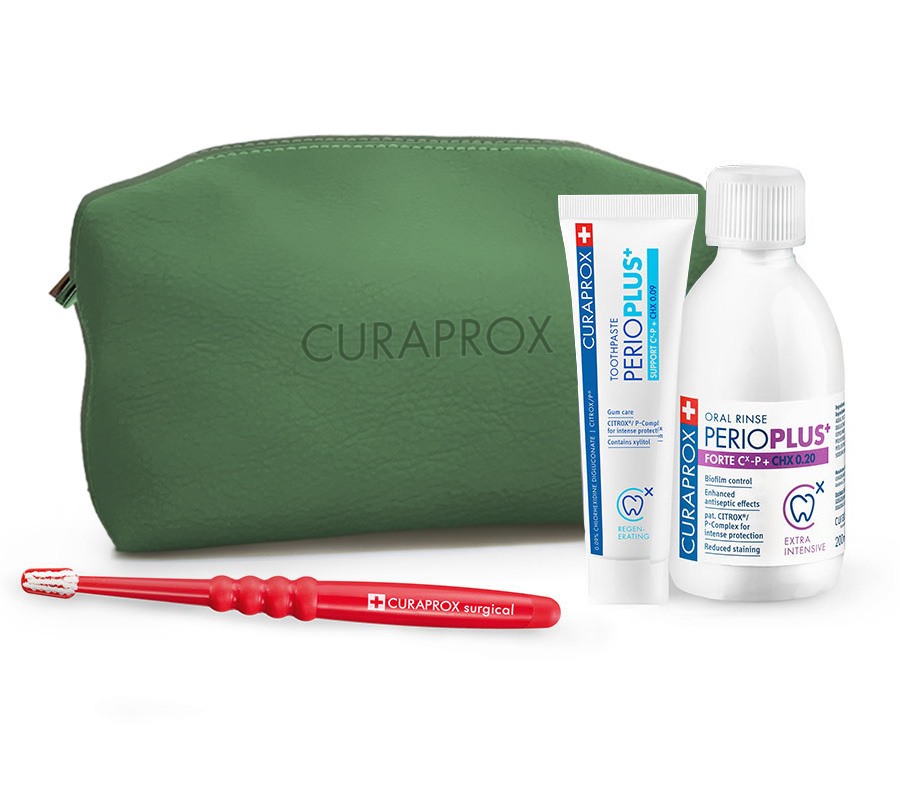 Набор хирургический Curaprox Perio Plus Forte, хлоргексидин 0,20%
