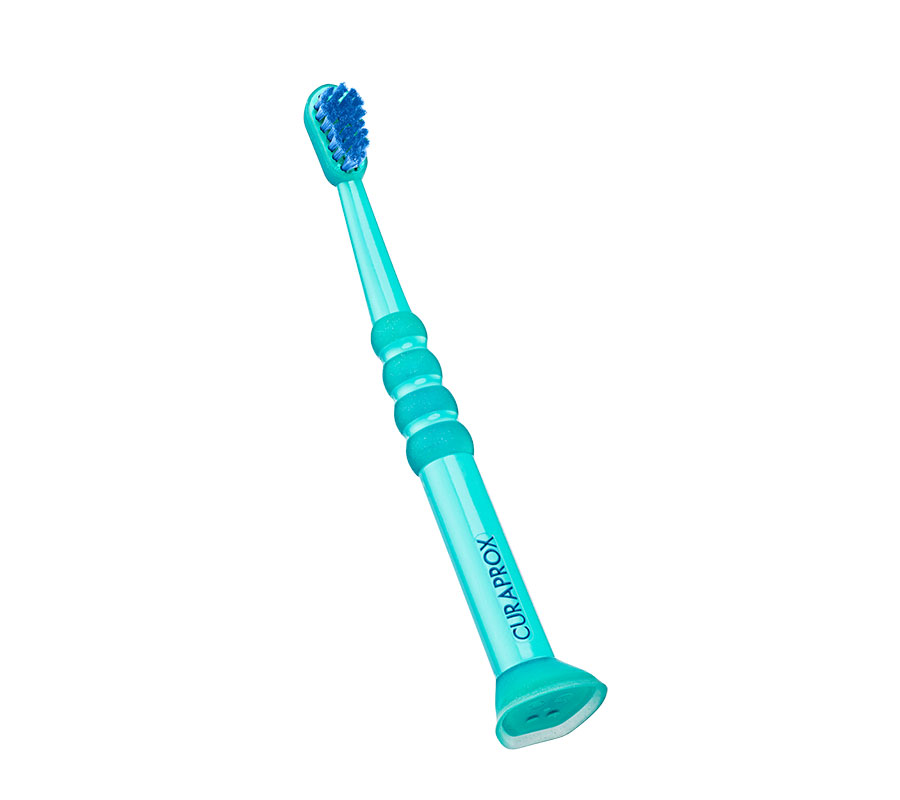 Детская зубная щетка Curaprox Baby 4100 Ultra Soft (от 0 до 4 лет) (бирюзовая)