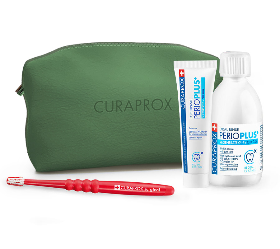 Набор хирургический Curaprox Perio Plus Regenerate, хлоргексидин 0,09%