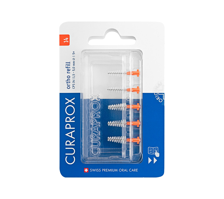 Ершик межзубный Curaprox Regular, 1,5 - 5,0 мм (5 шт)