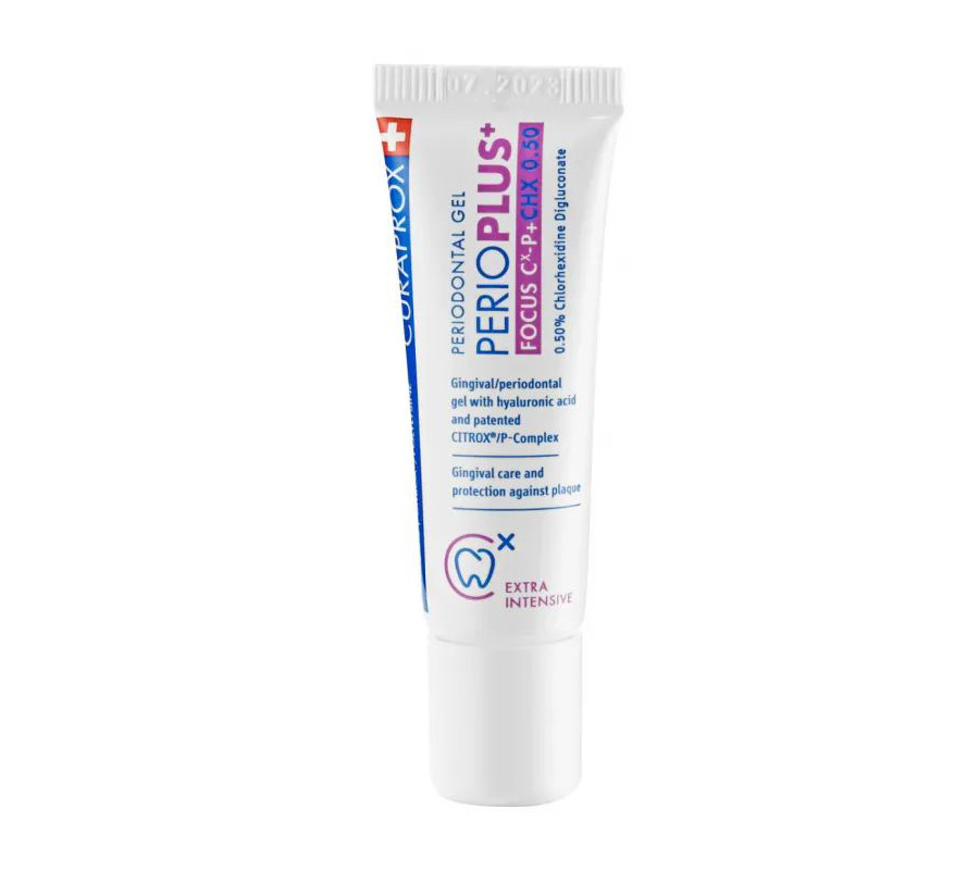 Гель для десен Curaprox Perio Plus Focus, хлоргексидин 0,50%, 10 мл