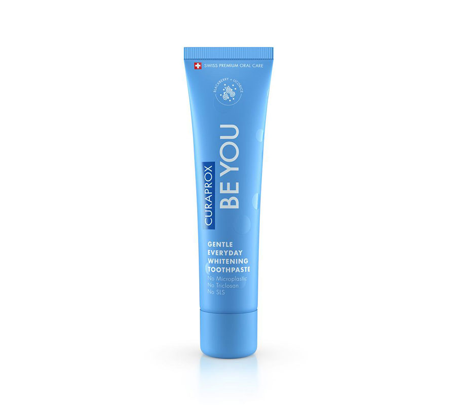 Отбеливающая зубная паста Curaprox Be You со вкусом ежевики и лакрицы, 60 мл