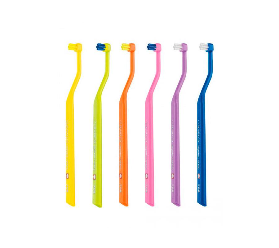 Зубная щетка Curaprox CS 708 Implant Ortho для брекетов и имплантов