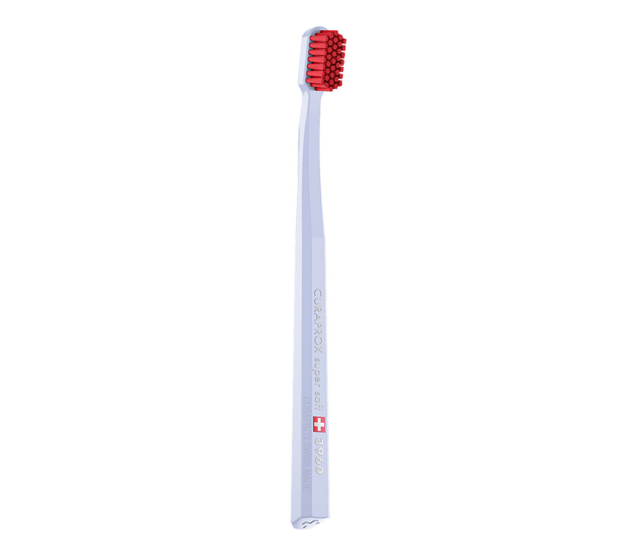 Набор зубных щеток Curaprox CS 3960 Super Soft (2 шт.), (светло-голубая и светло-розовая)