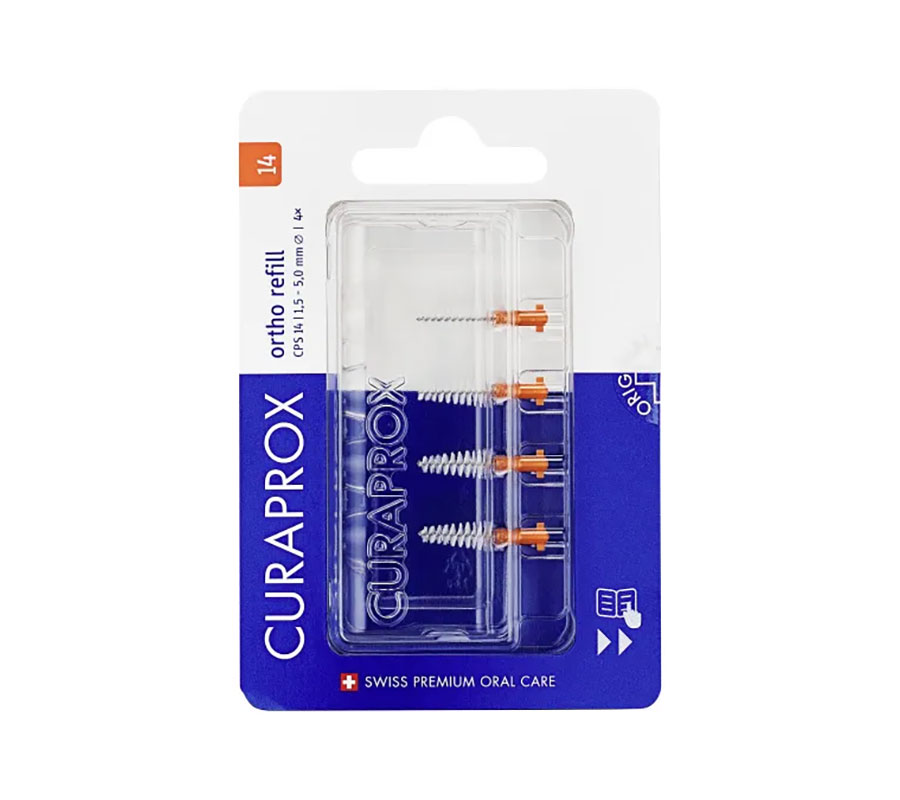Ершик межзубный Curaprox Ortho, 5.0 мм (4 шт.)