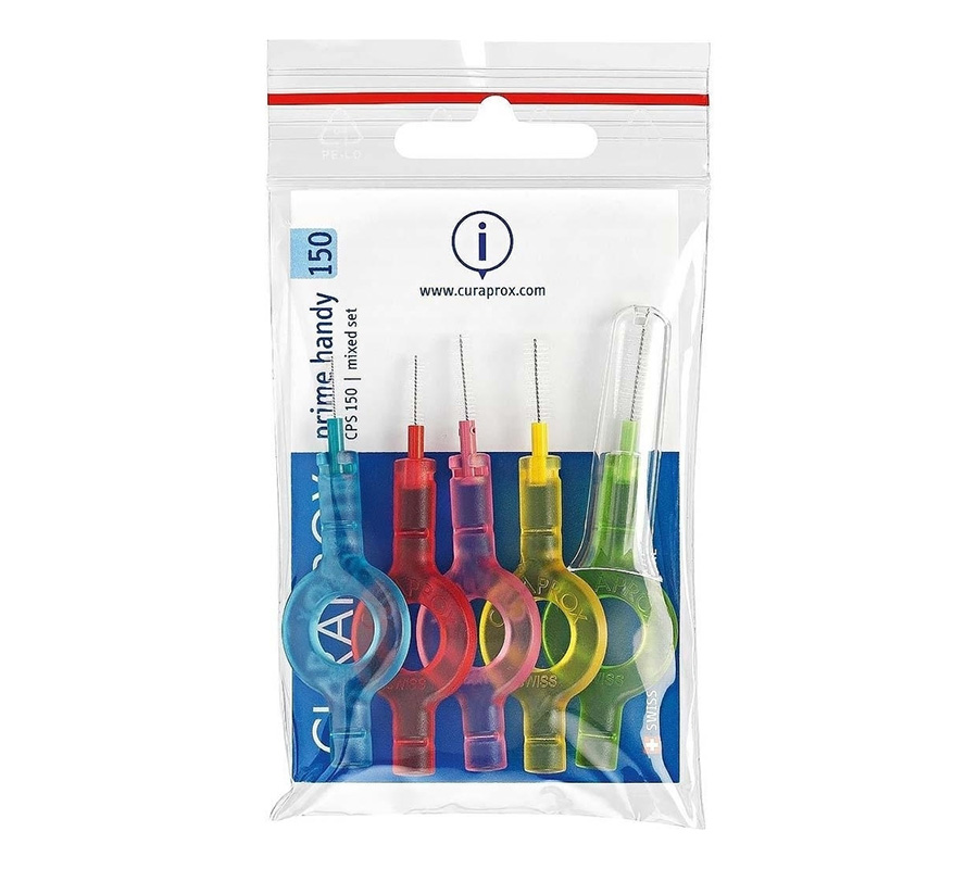Набор ершиков Curaprox Prime Set с держателями: CPS 06, 07, 08, 09, 011