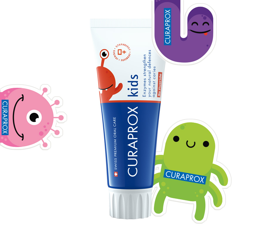 Зубная паста Kids Zero, 60 мл. клубника (+ временные тату для детей 1 лист) (2 шт.)