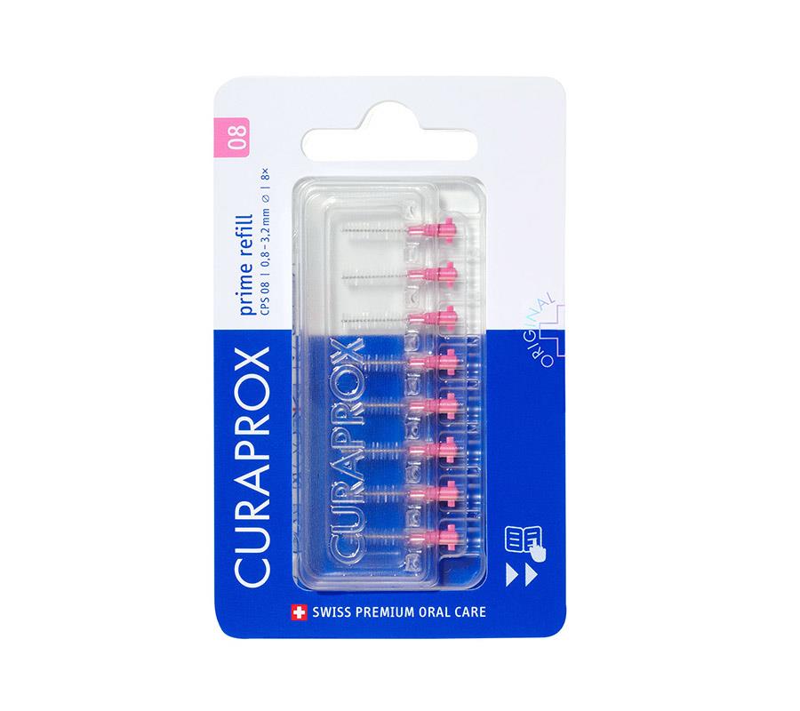 Ершик межзубный Curaprox Prime, 0,8 мм (8 шт)