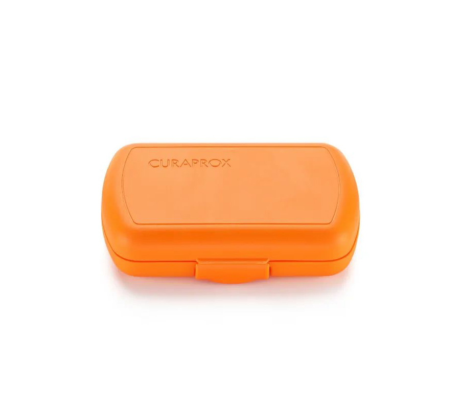 Ортодонтический дорожный набор Curaprox Be You в оранжевом боксе