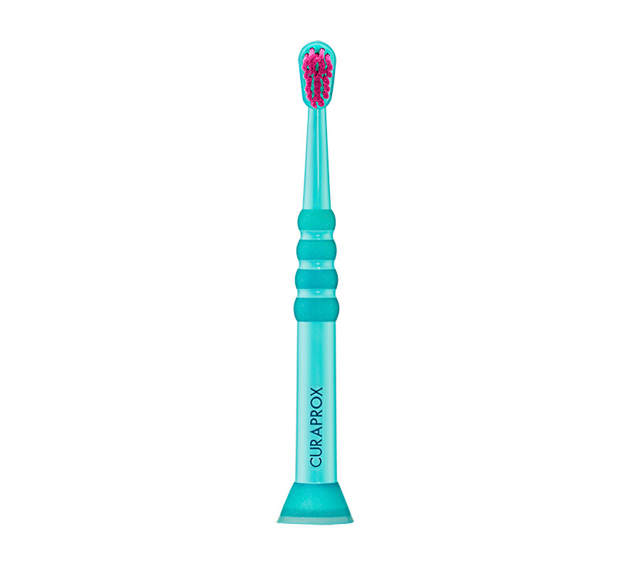 Детская зубная щетка Curaprox Baby 4100 Ultra Soft (от 0 до 4 лет) (бирюзовая)