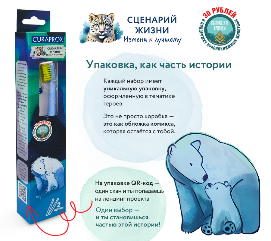 Набор Краснокнижные животные "Белый медведь"