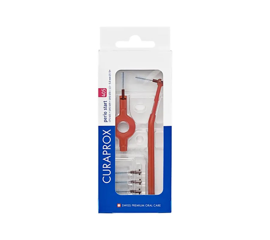 Набор для гигиенического ухода Perio Start: 5 ёршиков CPS 405 с держателями UHS 409 и UHS 470