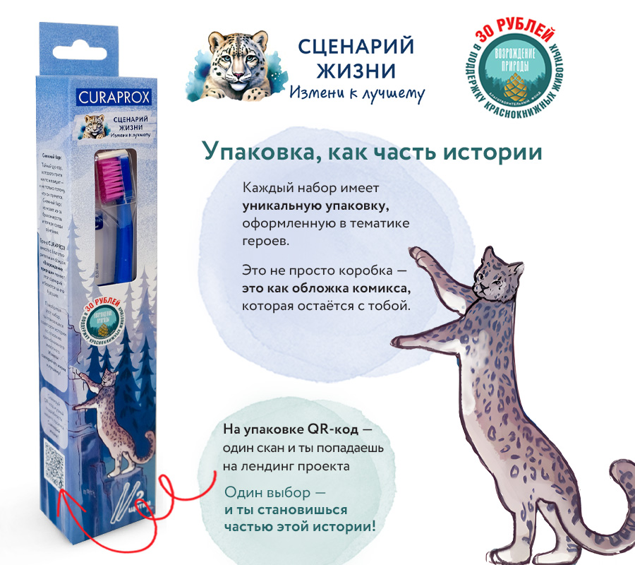 Набор Краснокнижные животные "Снежный барс"