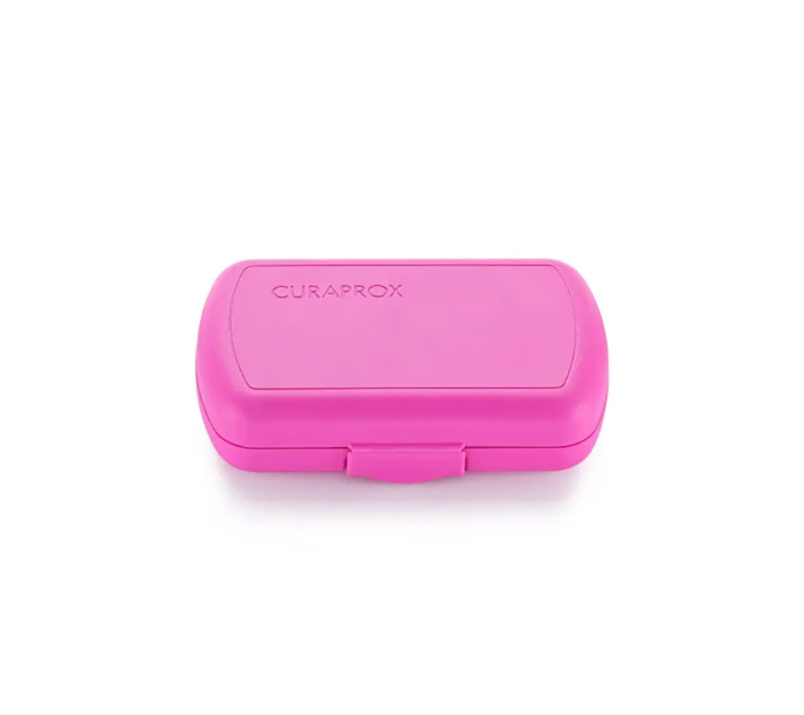 Ортодонтический дорожный набор Curaprox Be You в розовом боксе